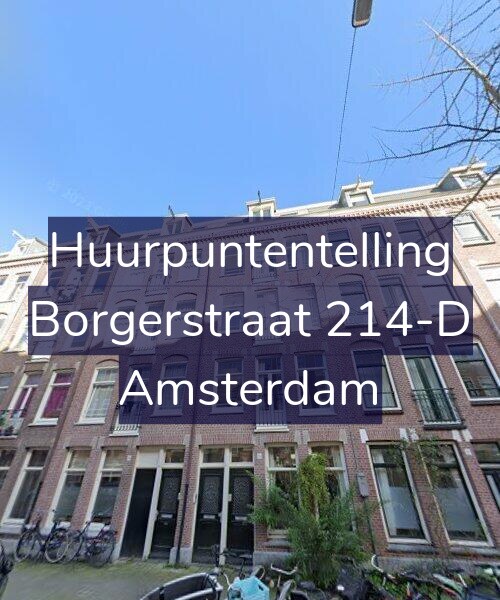 Foto gevel Huurpuntentelling voor Borgerstraat 214-D, Amsterdam