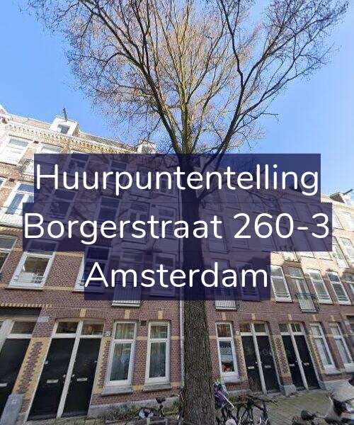 Foto gevel Huurpuntentelling voor Borgerstraat 260-3, Amsterdam
