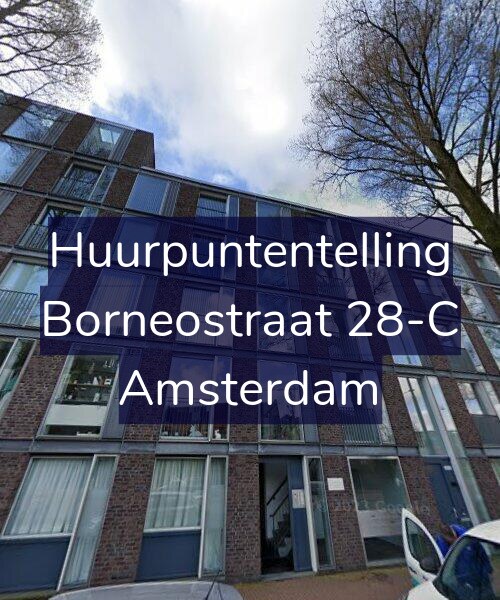 Foto gevel Huurpuntentelling voor Borneostraat 28-C, Amsterdam
