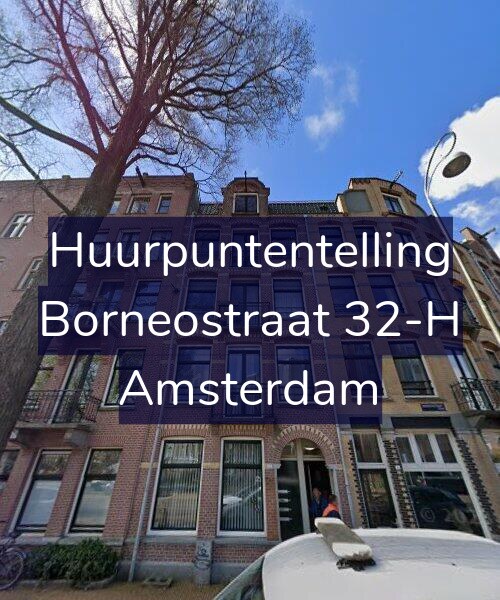 Foto gevel Huurpuntentelling voor Borneostraat 32-H, Amsterdam