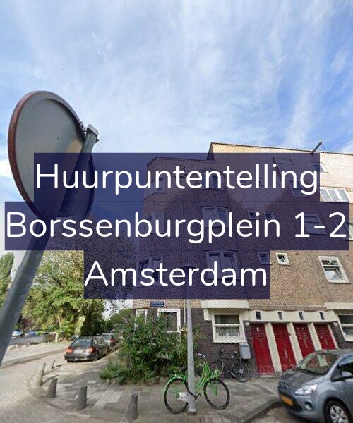 Foto gevel Huurpuntentelling voor Borssenburgplein 1-2, Amsterdam