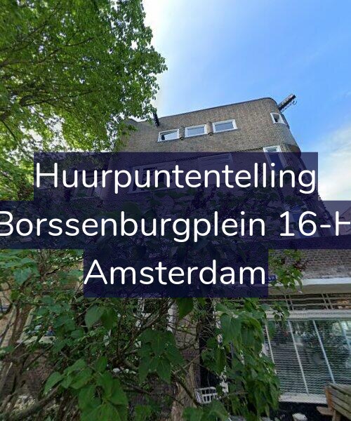 Foto gevel Huurpuntentelling voor Borssenburgplein 16-H, Amsterdam