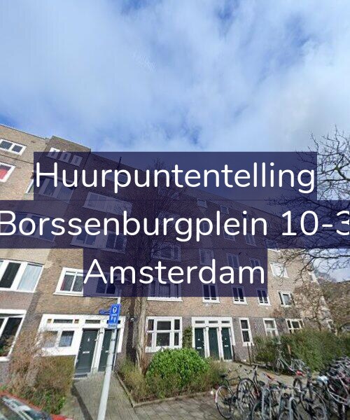 Foto gevel Huurpuntentelling voor Borssenburgplein 10-3, Amsterdam