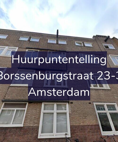 Foto gevel Huurpuntentelling voor Borssenburgstraat 23-3, Amsterdam