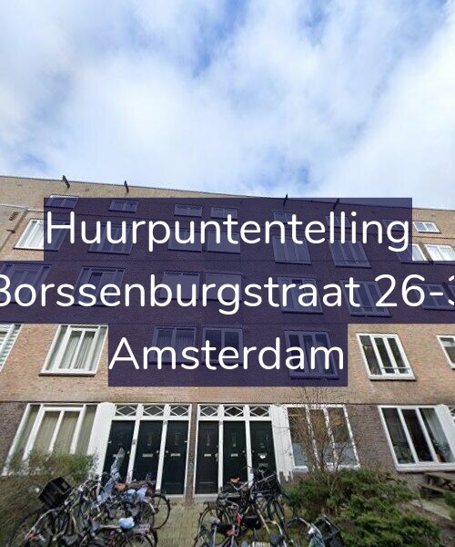 Foto gevel Huurpuntentelling voor Borssenburgstraat 26-3, Amsterdam