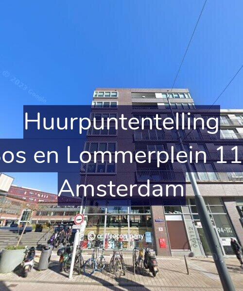 Foto gevel Huurpuntentelling voor Bos en Lommerplein 112, Amsterdam