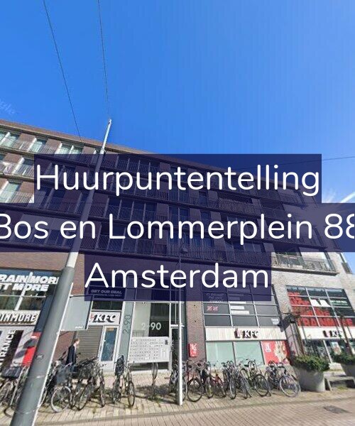 Foto gevel Huurpuntentelling voor Bos en Lommerplein 88, Amsterdam