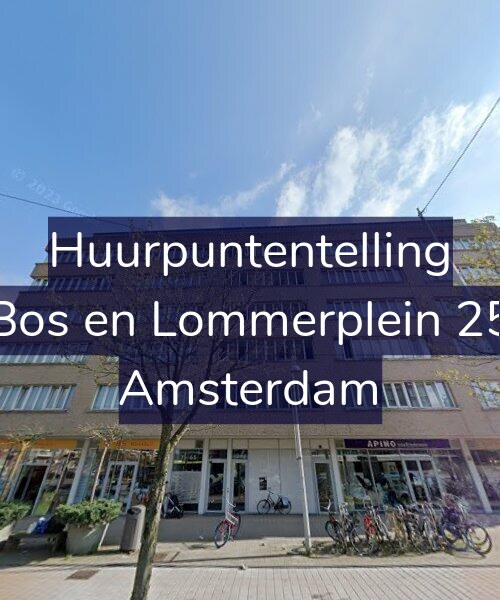 Foto gevel Huurpuntentelling voor Bos en Lommerplein 25, Amsterdam