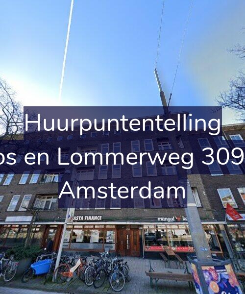 Foto gevel Huurpuntentelling voor Bos en Lommerweg 309-1, Amsterdam