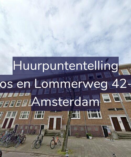 Foto gevel Huurpuntentelling voor Bos en Lommerweg 42-1, Amsterdam