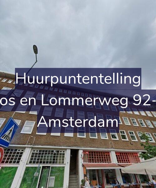 Foto gevel Huurpuntentelling voor Bos en Lommerweg 92-3, Amsterdam