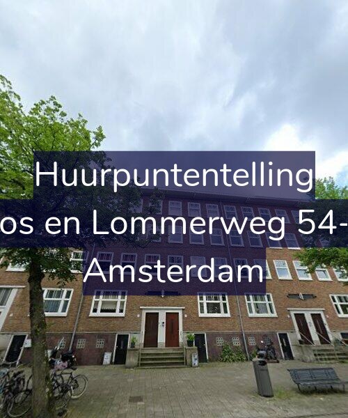 Foto gevel Huurpuntentelling voor Bos en Lommerweg 54-1, Amsterdam