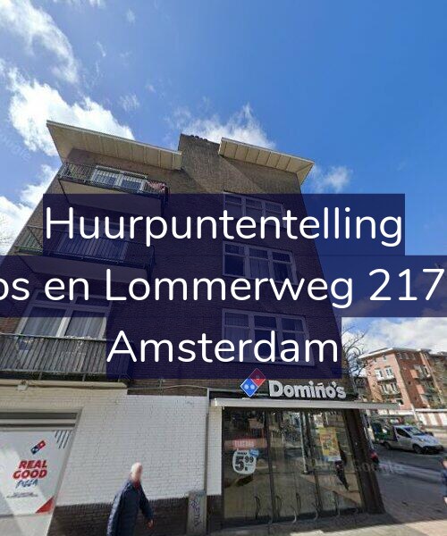 Foto gevel Huurpuntentelling voor Bos en Lommerweg 217-1, Amsterdam