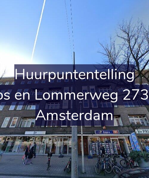 Foto gevel Huurpuntentelling voor Bos en Lommerweg 273-1, Amsterdam