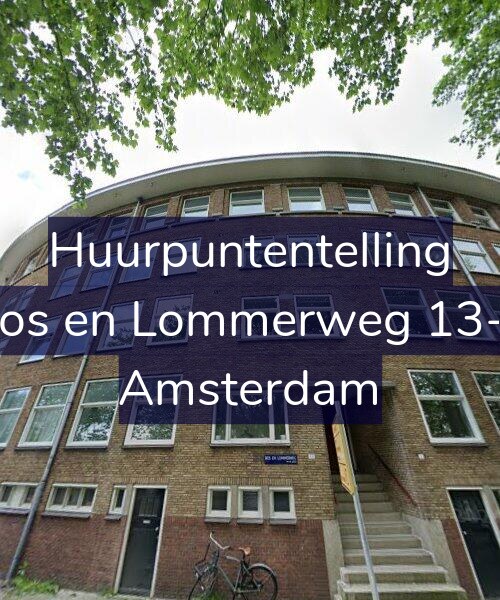 Foto gevel Huurpuntentelling voor Bos en Lommerweg 13-1, Amsterdam