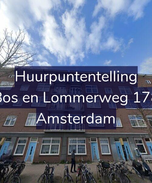 Foto gevel Huurpuntentelling voor Bos en Lommerweg 178, Amsterdam