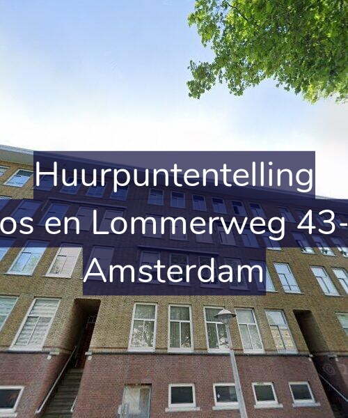 Foto gevel Huurpuntentelling voor Bos en Lommerweg 43-2, Amsterdam
