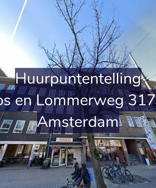 Foto gevel Huurpuntentelling voor Bos en Lommerweg 317-1, Amsterdam