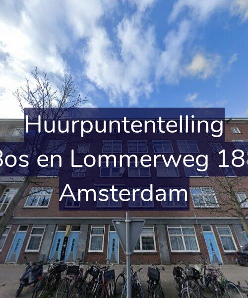 Foto gevel Huurpuntentelling voor Bos en Lommerweg 188, Amsterdam