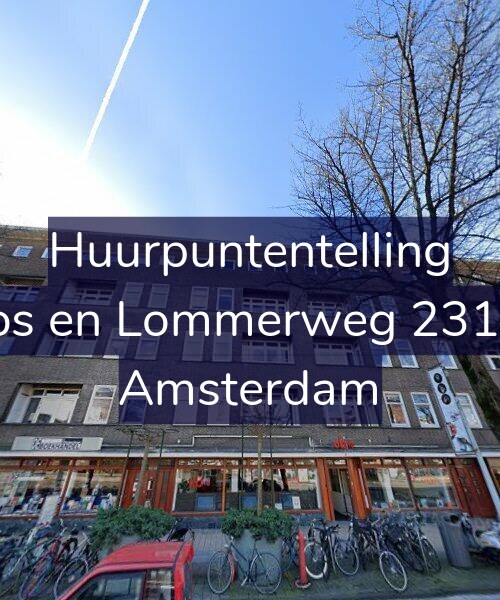Foto gevel Huurpuntentelling voor Bos en Lommerweg 231-2, Amsterdam
