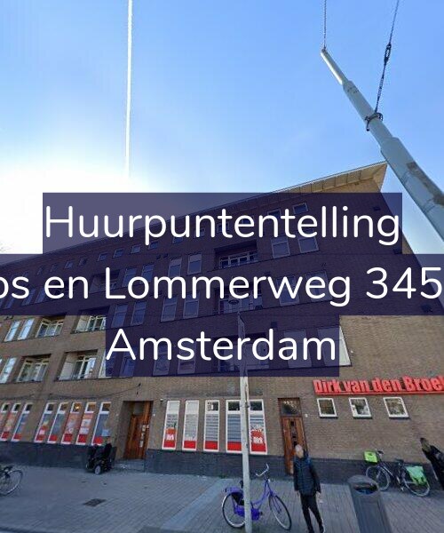 Foto gevel Huurpuntentelling voor Bos en Lommerweg 345-2, Amsterdam