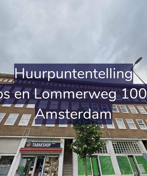 Foto gevel Huurpuntentelling voor Bos en Lommerweg 100-3, Amsterdam