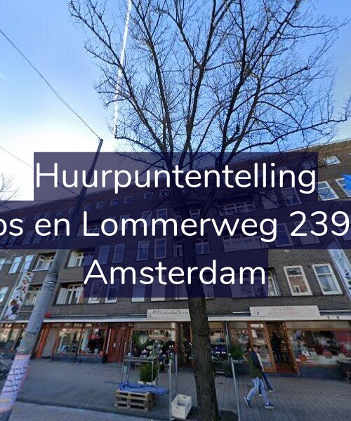 Foto gevel Huurpuntentelling voor Bos en Lommerweg 239-1, Amsterdam