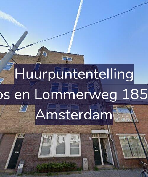 Foto gevel Huurpuntentelling voor Bos en Lommerweg 185-1, Amsterdam