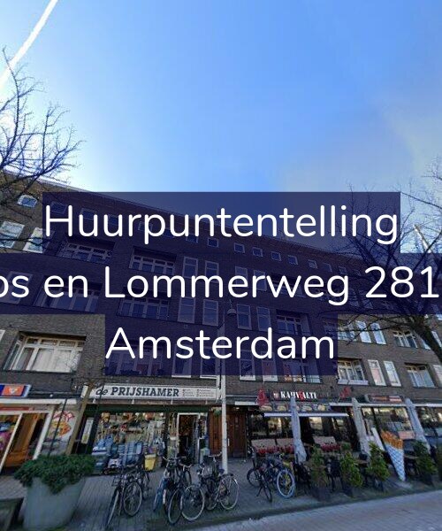 Foto gevel Huurpuntentelling voor Bos en Lommerweg 281-2, Amsterdam