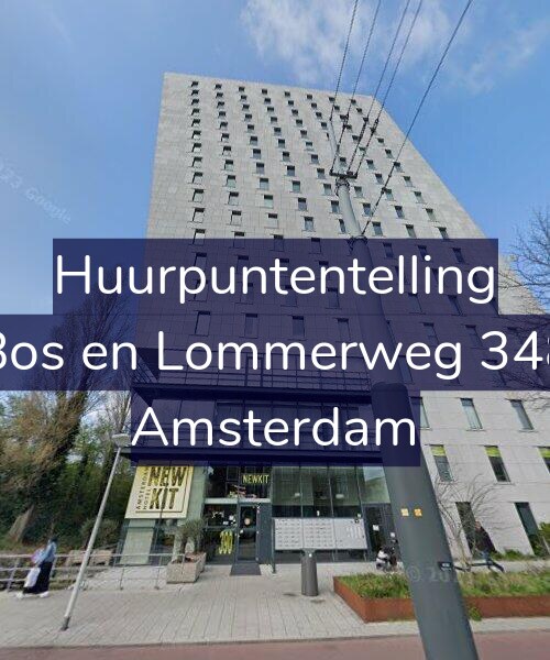 Foto gevel Huurpuntentelling voor Bos en Lommerweg 348, Amsterdam