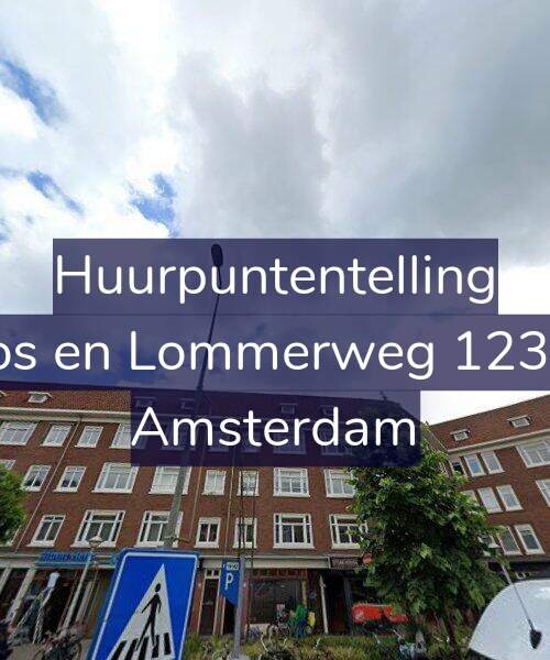 Foto gevel Huurpuntentelling voor Bos en Lommerweg 123-3, Amsterdam