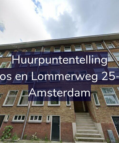 Foto gevel Huurpuntentelling voor Bos en Lommerweg 25-1, Amsterdam