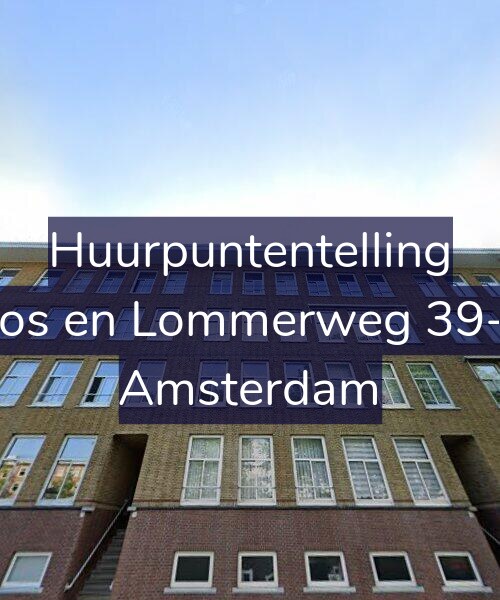 Foto gevel Huurpuntentelling voor Bos en Lommerweg 39-3, Amsterdam