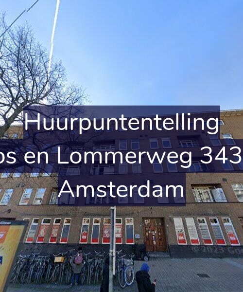 Foto gevel Huurpuntentelling voor Bos en Lommerweg 343-2, Amsterdam