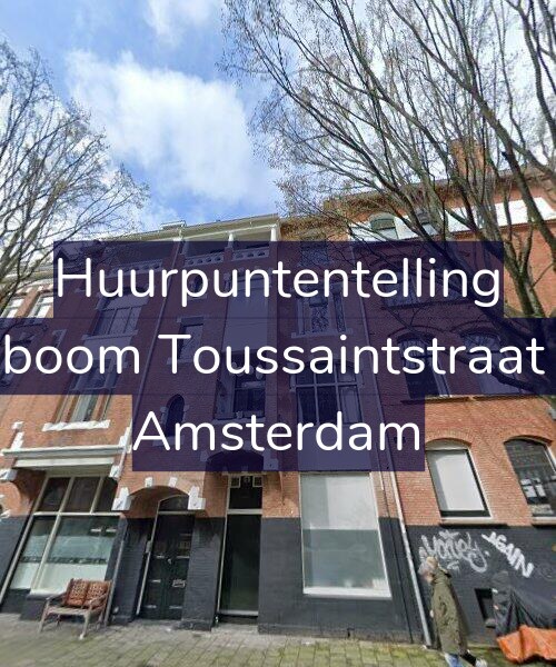 Foto gevel Huurpuntentelling voor Bosboom Toussaintstraat 2-3, Amsterdam