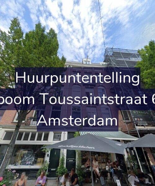 Foto gevel Huurpuntentelling voor Bosboom Toussaintstraat 60-4, Amsterdam