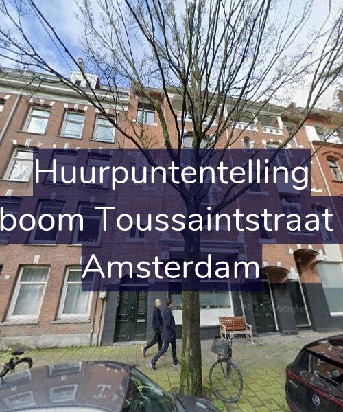 Foto gevel Huurpuntentelling voor Bosboom Toussaintstraat 4-H, Amsterdam