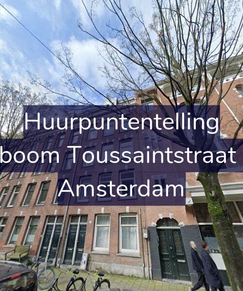 Foto gevel Huurpuntentelling voor Bosboom Toussaintstraat 6-H, Amsterdam