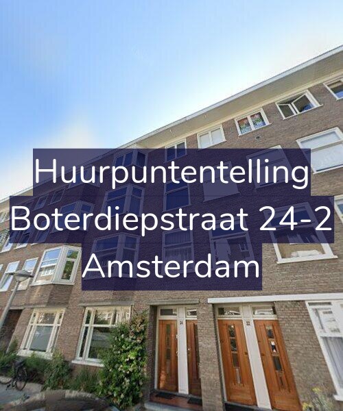 Foto gevel Huurpuntentelling voor Boterdiepstraat 24-2, Amsterdam