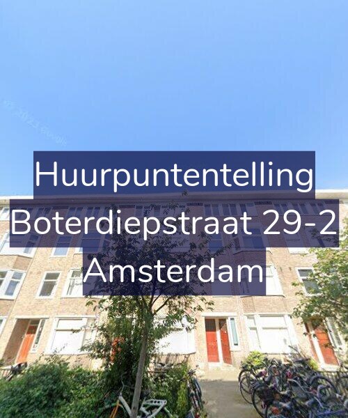 Foto gevel Huurpuntentelling voor Boterdiepstraat 29-2, Amsterdam