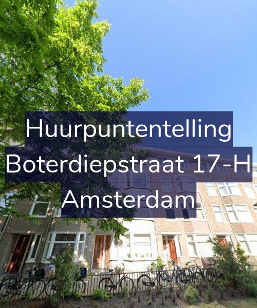 Foto gevel Huurpuntentelling voor Boterdiepstraat 17-H, Amsterdam