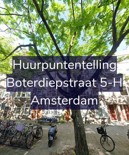 Foto gevel Huurpuntentelling voor Boterdiepstraat 5-H, Amsterdam