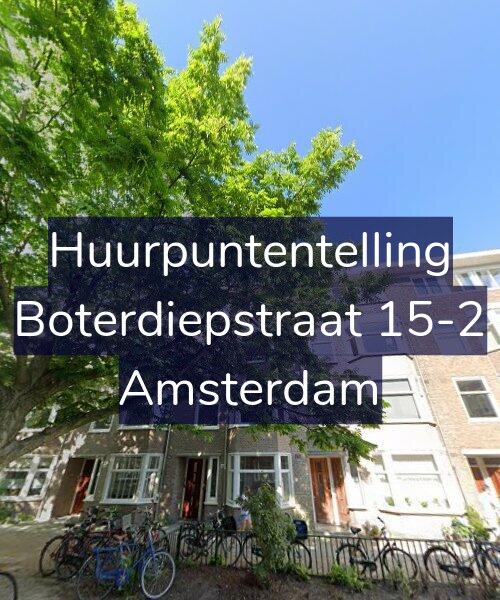 Foto gevel Huurpuntentelling voor Boterdiepstraat 15-2, Amsterdam