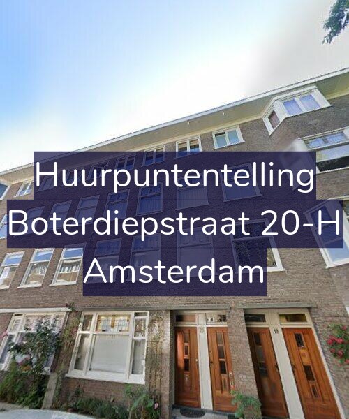 Foto gevel Huurpuntentelling voor Boterdiepstraat 20-H, Amsterdam