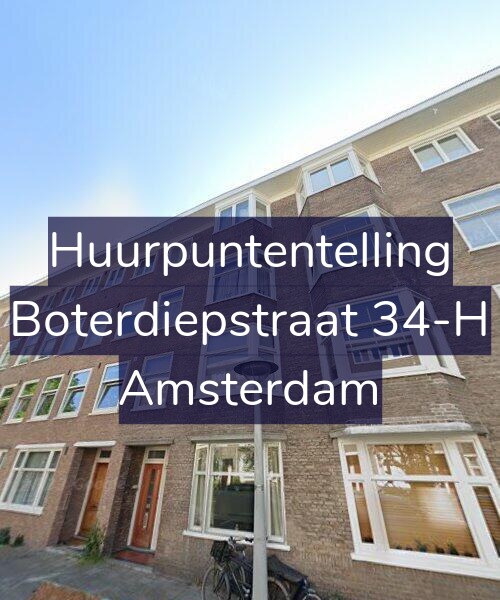 Foto gevel Huurpuntentelling voor Boterdiepstraat 34-H, Amsterdam