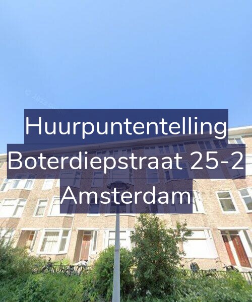 Foto gevel Huurpuntentelling voor Boterdiepstraat 25-2, Amsterdam