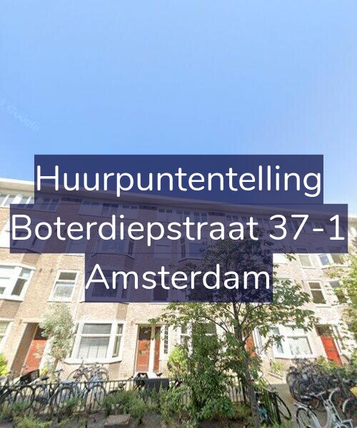Foto gevel Huurpuntentelling voor Boterdiepstraat 37-1, Amsterdam