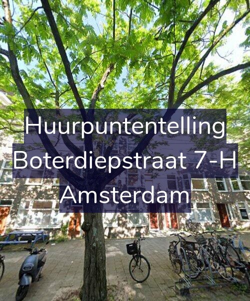 Foto gevel Huurpuntentelling voor Boterdiepstraat 7-H, Amsterdam
