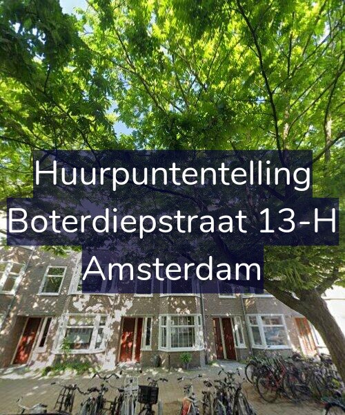 Foto gevel Huurpuntentelling voor Boterdiepstraat 13-H, Amsterdam