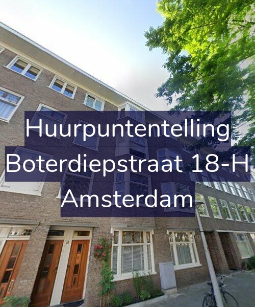 Foto gevel Huurpuntentelling voor Boterdiepstraat 18-H, Amsterdam